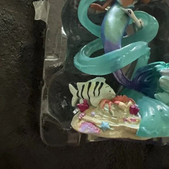 BNWT Disney The Little Mermaid Ariel with Flounder Live Action Film Ornament - Picture 5 of 8